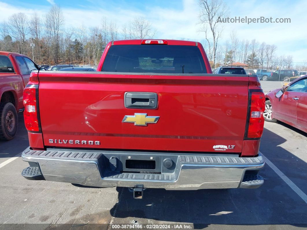 2018 Chevrolet Silverado 1500 1lt Red vin: 3GCUKREC9JG156893