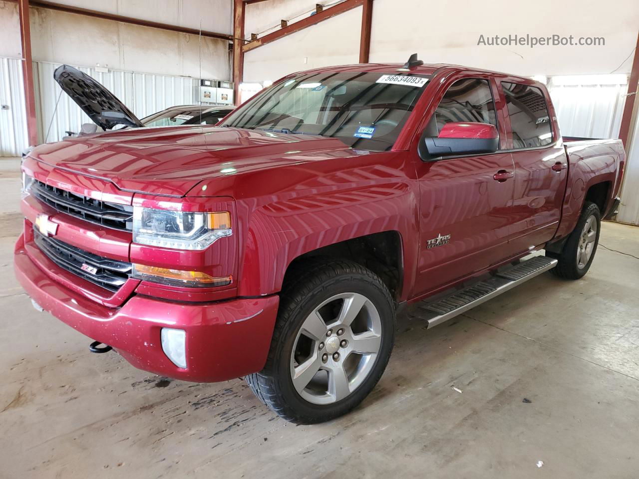 2018 Chevrolet Silverado K1500 Lt Темно-бордовый vin: 3GCUKREC9JG220110