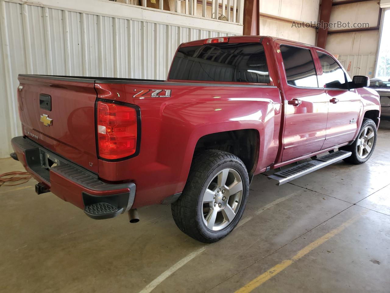 2018 Chevrolet Silverado K1500 Lt Темно-бордовый vin: 3GCUKREC9JG220110