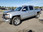 2018 Chevrolet Silverado K1500 Lt Silver vin: 3GCUKREC9JG563967