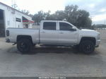 2016 Chevrolet Silverado 1500 Lt Silver vin: 3GCUKRECXGG113852