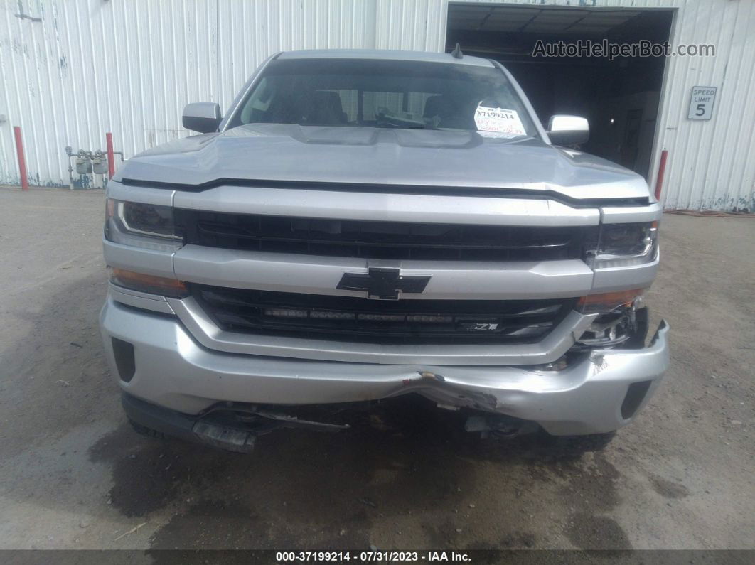 2016 Chevrolet Silverado 1500 Lt Silver vin: 3GCUKRECXGG113852