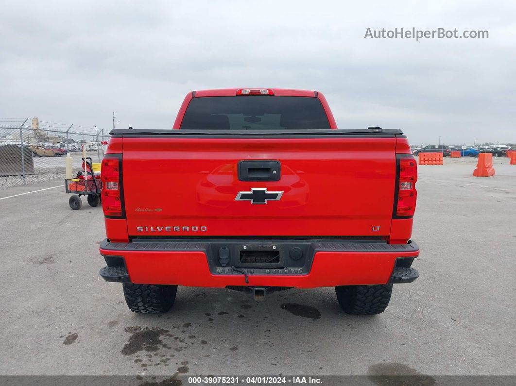 2016 Chevrolet Silverado 1500 2lt Red vin: 3GCUKRECXGG131364