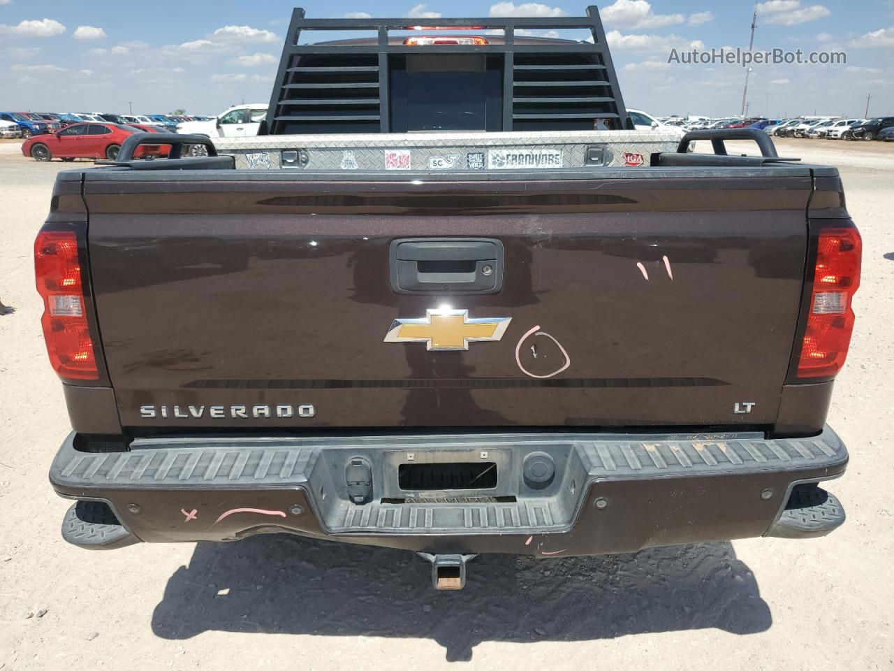 2016 Chevrolet Silverado K1500 Lt Brown vin: 3GCUKRECXGG197493