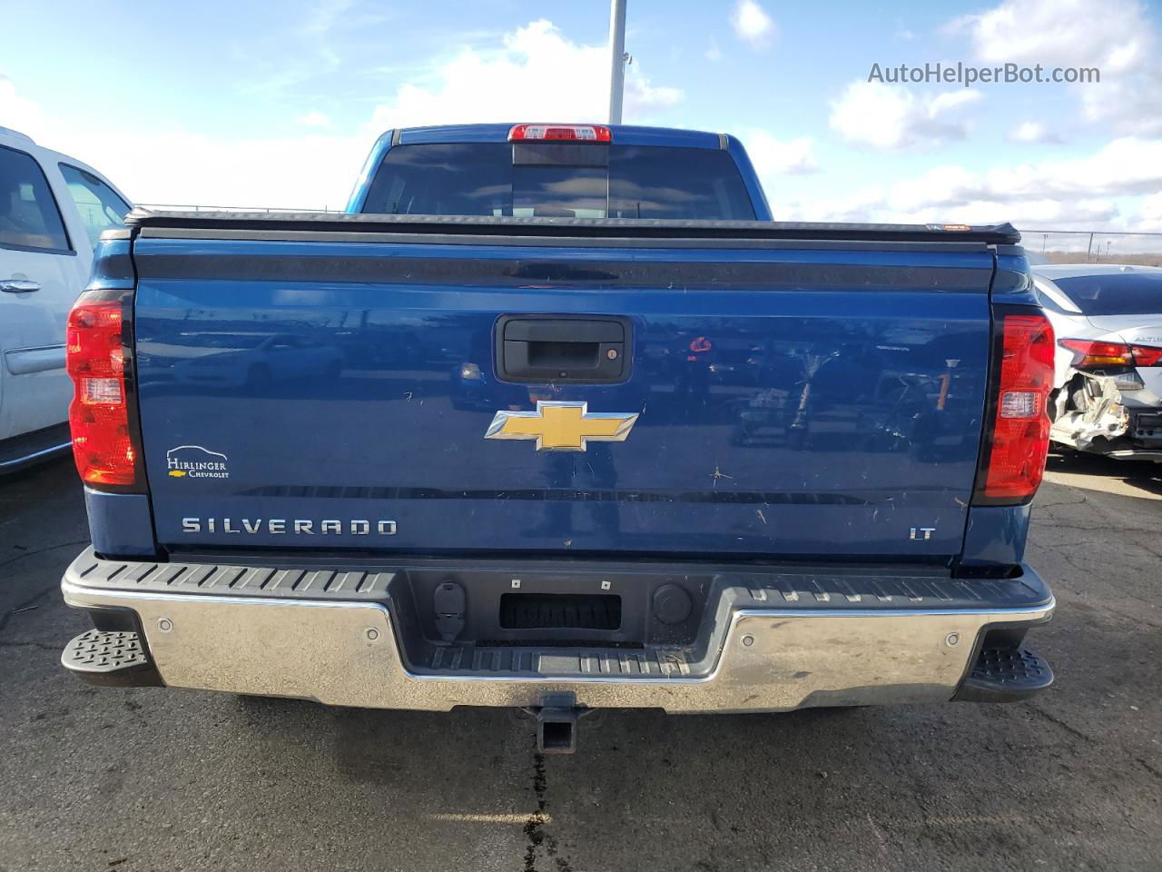 2016 Chevrolet Silverado K1500 Lt Blue vin: 3GCUKRECXGG217709