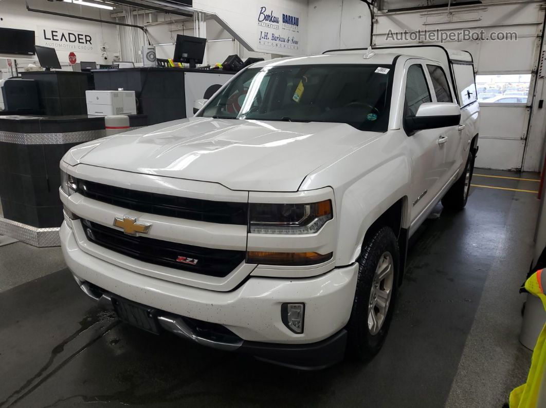 2018 Chevrolet Silverado K1500 Lt White vin: 3GCUKRECXJG110859