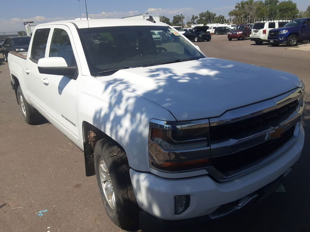 2018 Chevrolet Silverado 1500 Lt Белый vin: 3GCUKRECXJG510050