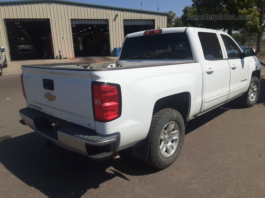 2018 Chevrolet Silverado 1500 Lt White vin: 3GCUKRECXJG510050