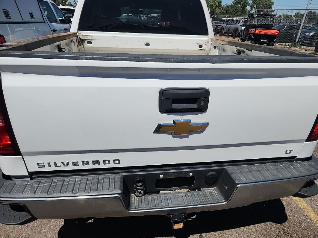 2018 Chevrolet Silverado 1500 Lt White vin: 3GCUKRECXJG510050