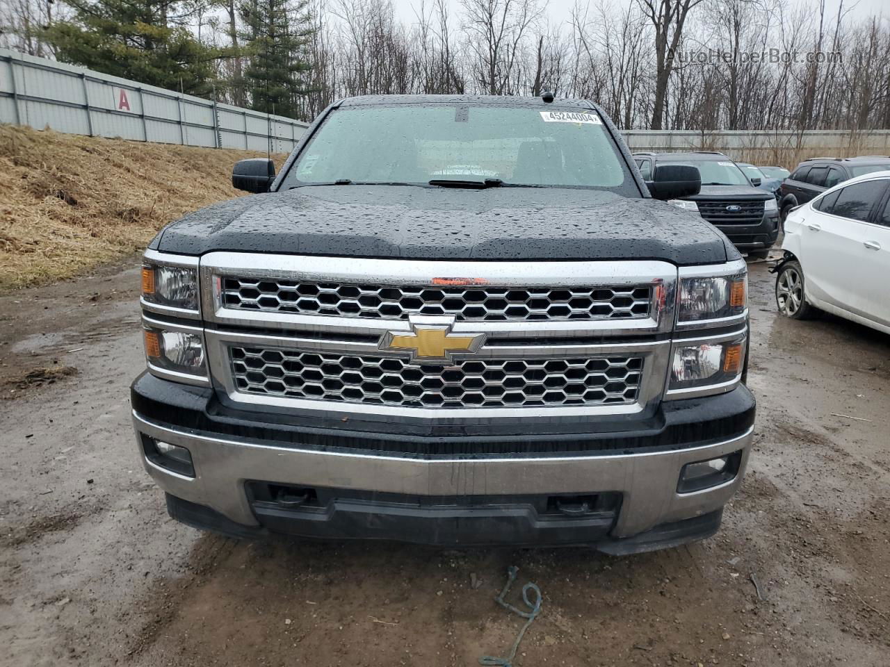 2015 Chevrolet Silverado K1500 Lt Black vin: 3GCUKREH2FG130056