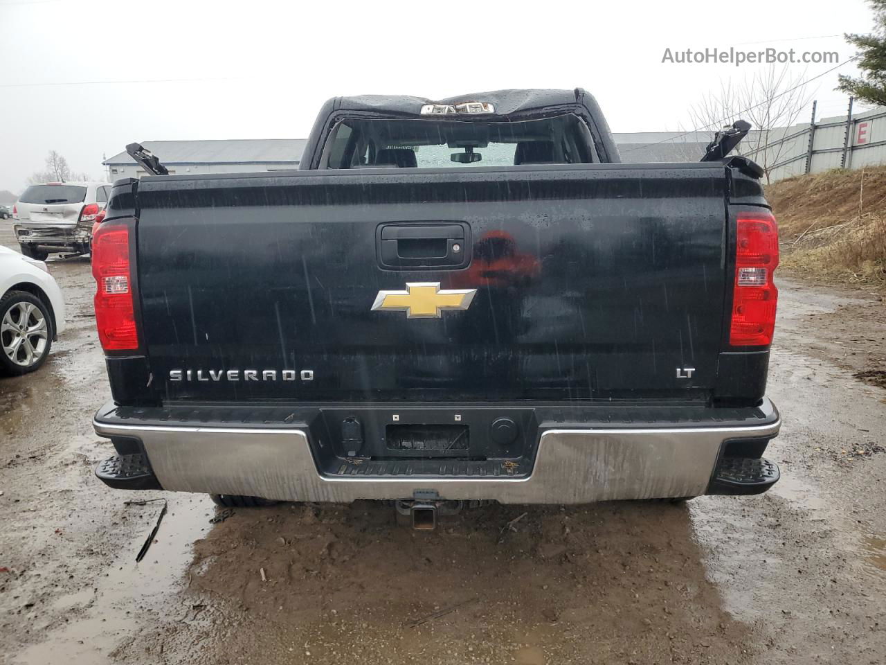 2015 Chevrolet Silverado K1500 Lt Black vin: 3GCUKREH2FG130056