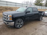 2015 Chevrolet Silverado K1500 Lt Black vin: 3GCUKREH2FG130056