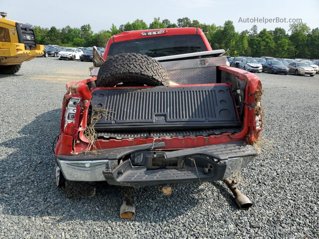 2013 Chevrolet Silverado K1500 Lt Красный vin: 3GCUKSE26DG270790