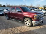 2015 Chevrolet Silverado K1500 Ltz Burgundy vin: 3GCUKSEC0FG165156