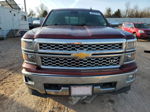 2015 Chevrolet Silverado K1500 Ltz Burgundy vin: 3GCUKSEC0FG165156