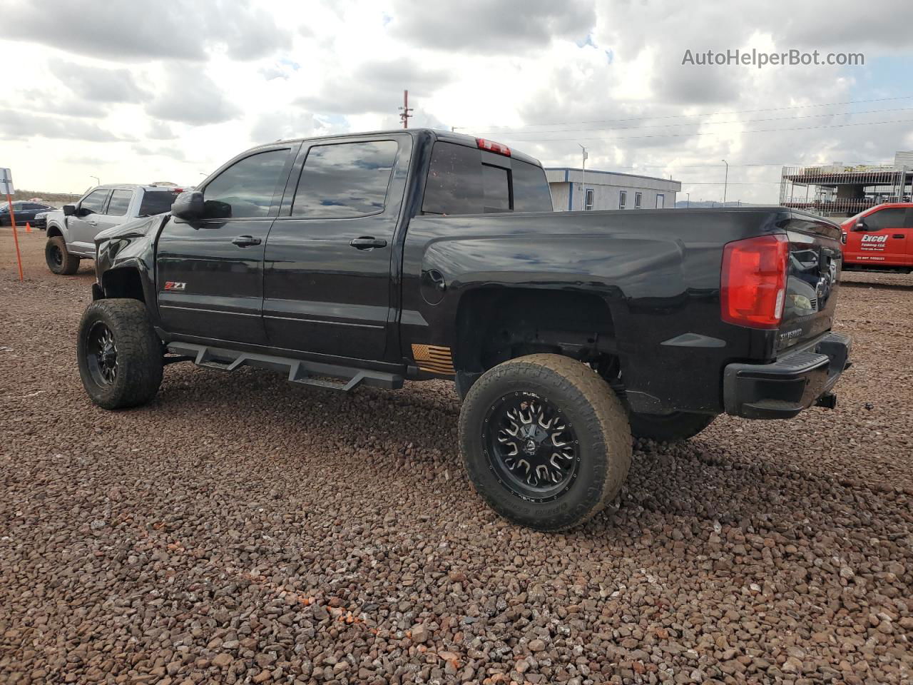 2016 Chevrolet Silverado K1500 Ltz Black vin: 3GCUKSEC0GG327661