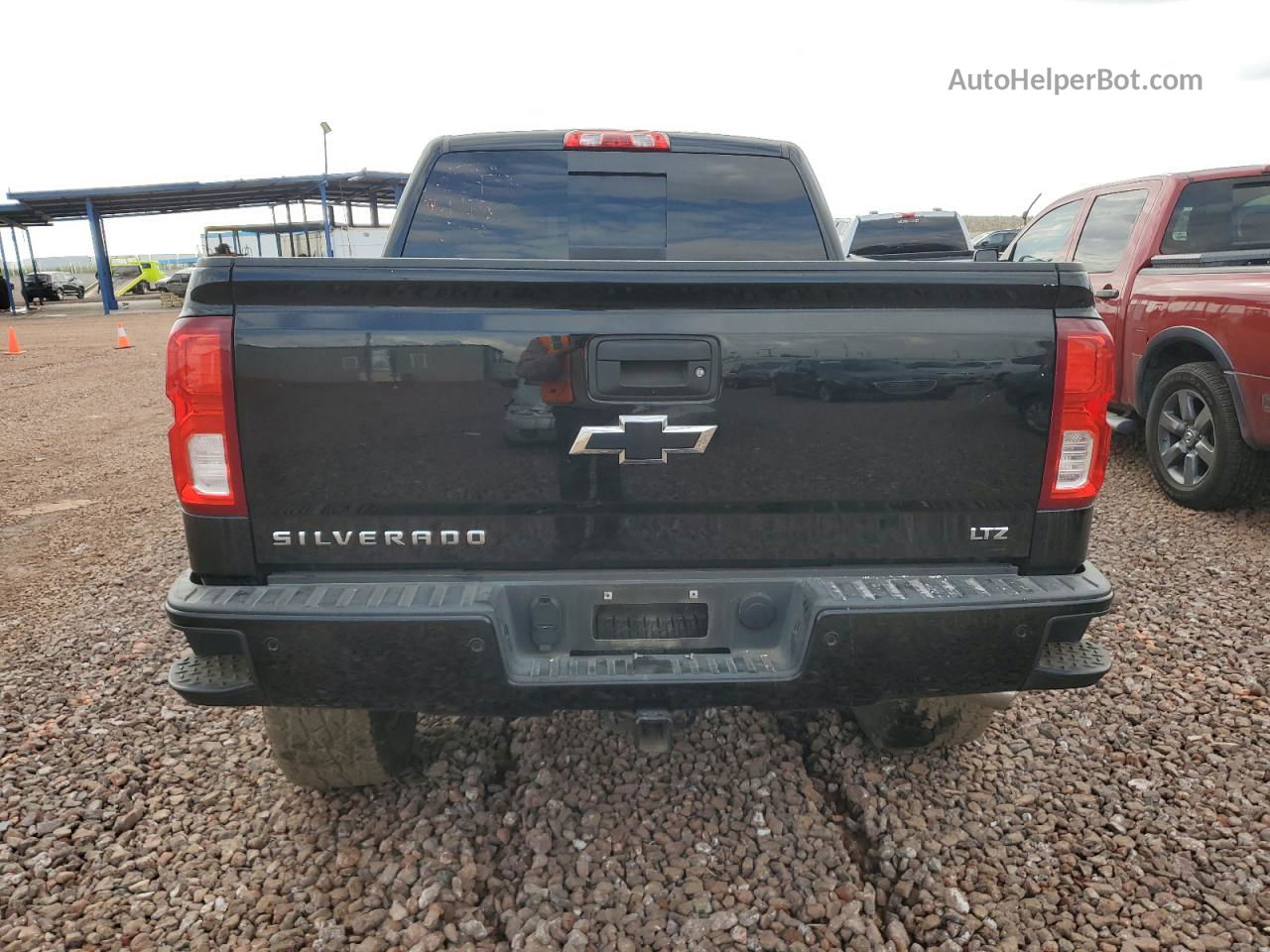 2016 Chevrolet Silverado K1500 Ltz Black vin: 3GCUKSEC0GG327661