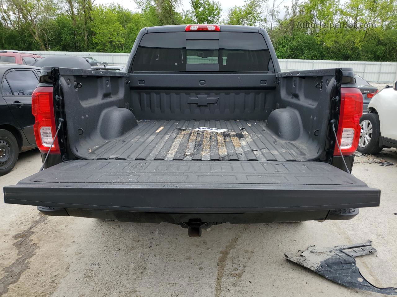 2018 Chevrolet Silverado K1500 Ltz Black vin: 3GCUKSEC0JG234470