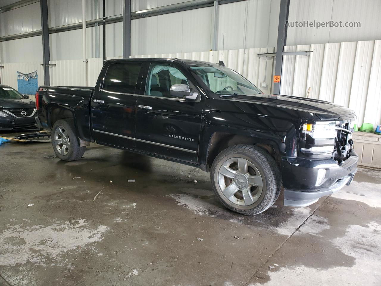 2016 Chevrolet Silverado K1500 Ltz Black vin: 3GCUKSEC1GG334988