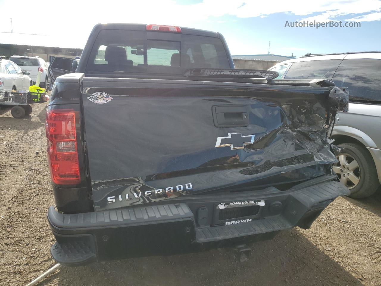 2015 Chevrolet Silverado K1500 Ltz Black vin: 3GCUKSEC3FG368199