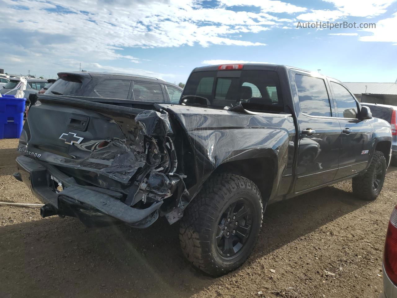 2015 Chevrolet Silverado K1500 Ltz Black vin: 3GCUKSEC3FG368199