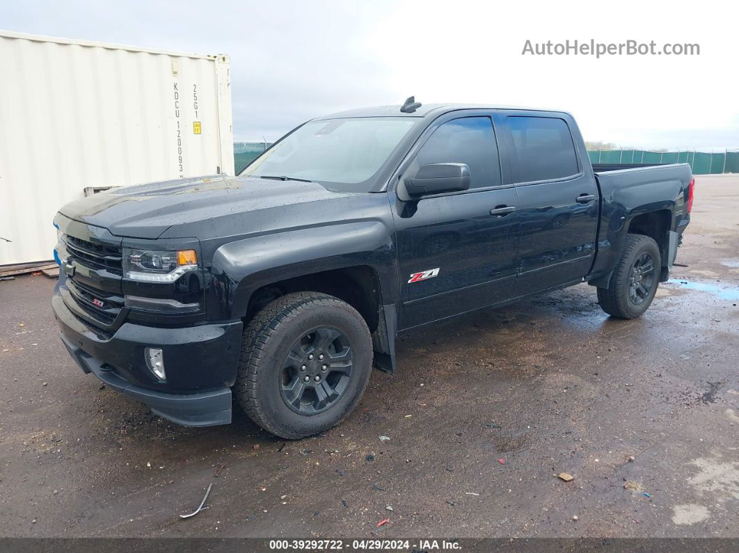 2018 Chevrolet Silverado 1500 1lz/2lz Black vin: 3GCUKSEC3JG252347