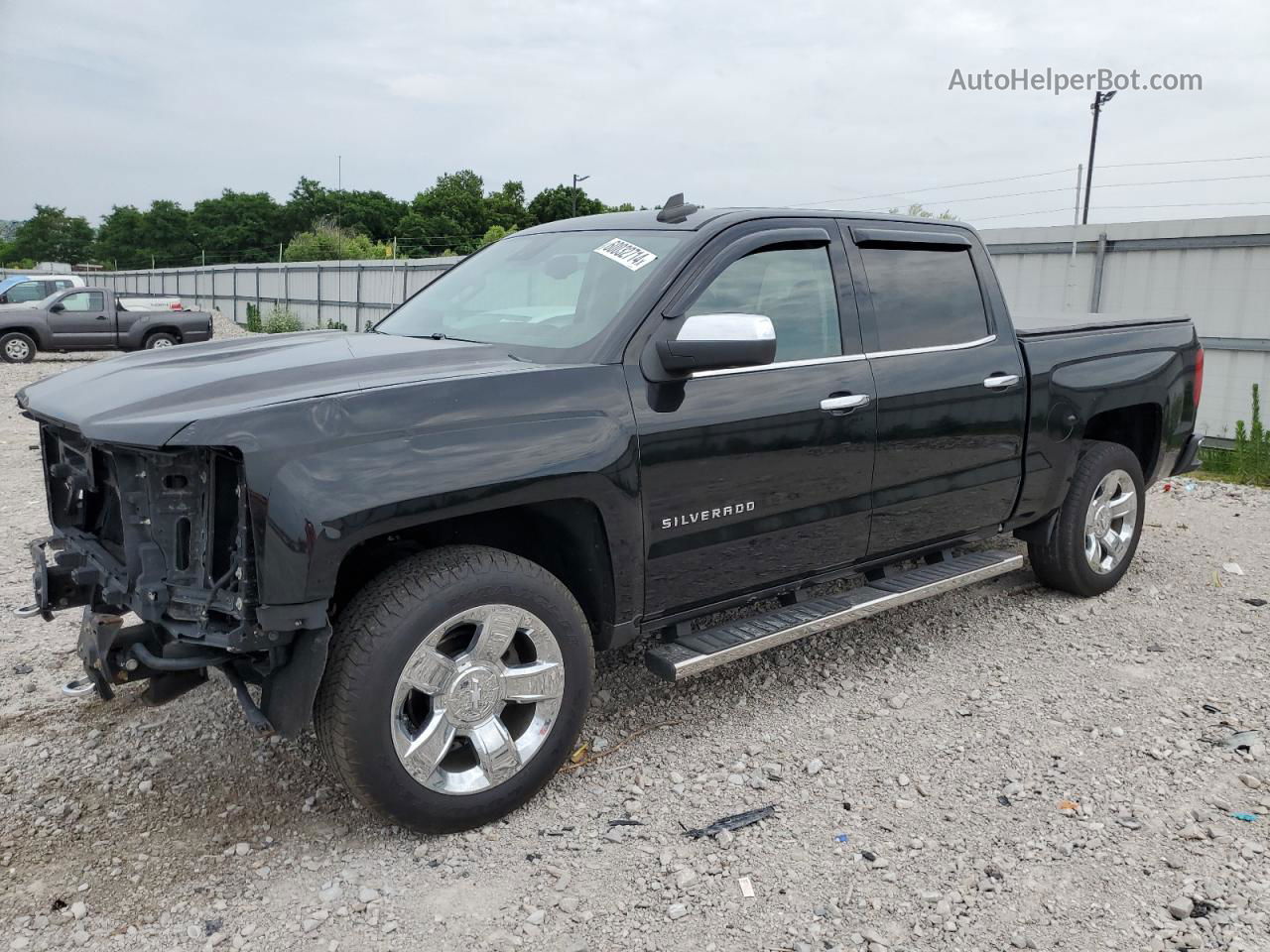 2016 Chevrolet Silverado K1500 Ltz Black vin: 3GCUKSEC4GG233265