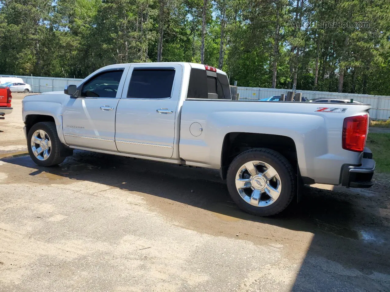 2016 Chevrolet Silverado K1500 Ltz Серебряный vin: 3GCUKSEC4GG260904