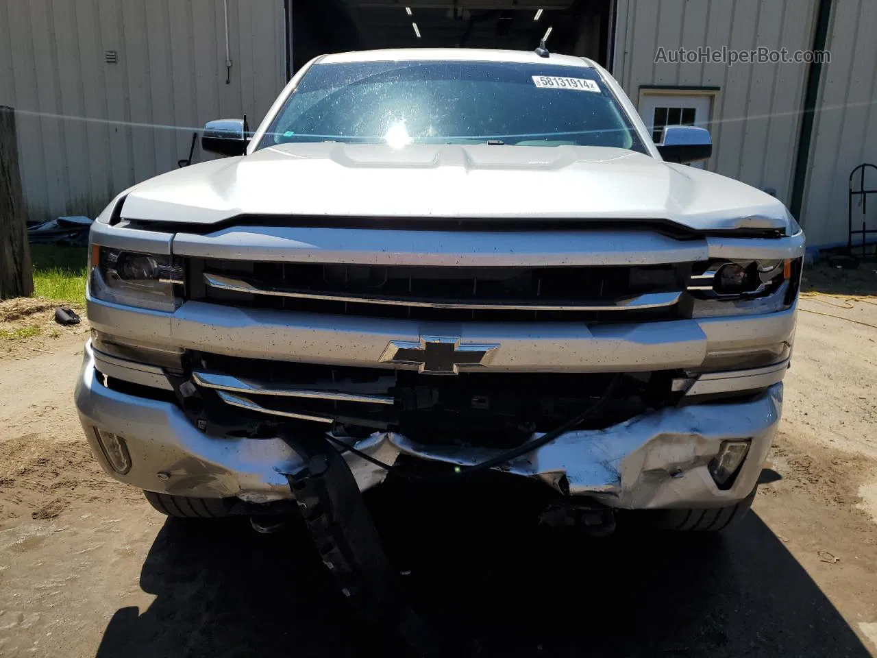 2016 Chevrolet Silverado K1500 Ltz Silver vin: 3GCUKSEC4GG260904