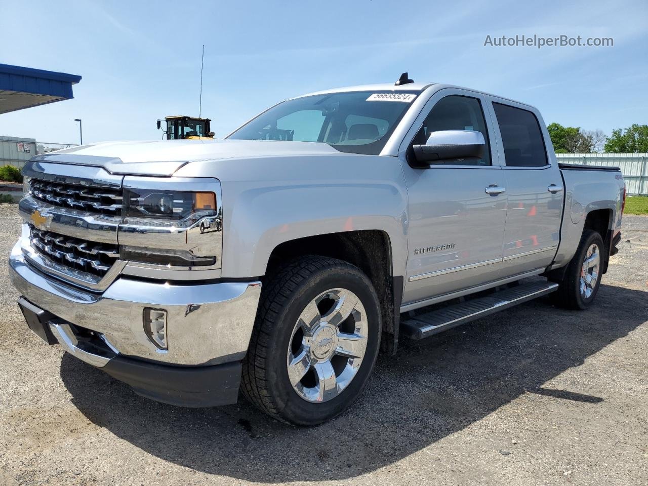 2018 Chevrolet Silverado K1500 Ltz Silver vin: 3GCUKSEC5JG346469