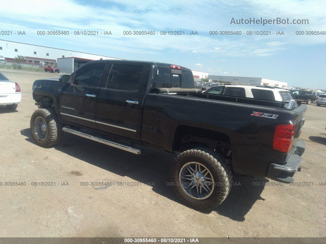 2014 Chevrolet Silverado 1500 Ltz Black vin: 3GCUKSEC6EG233572