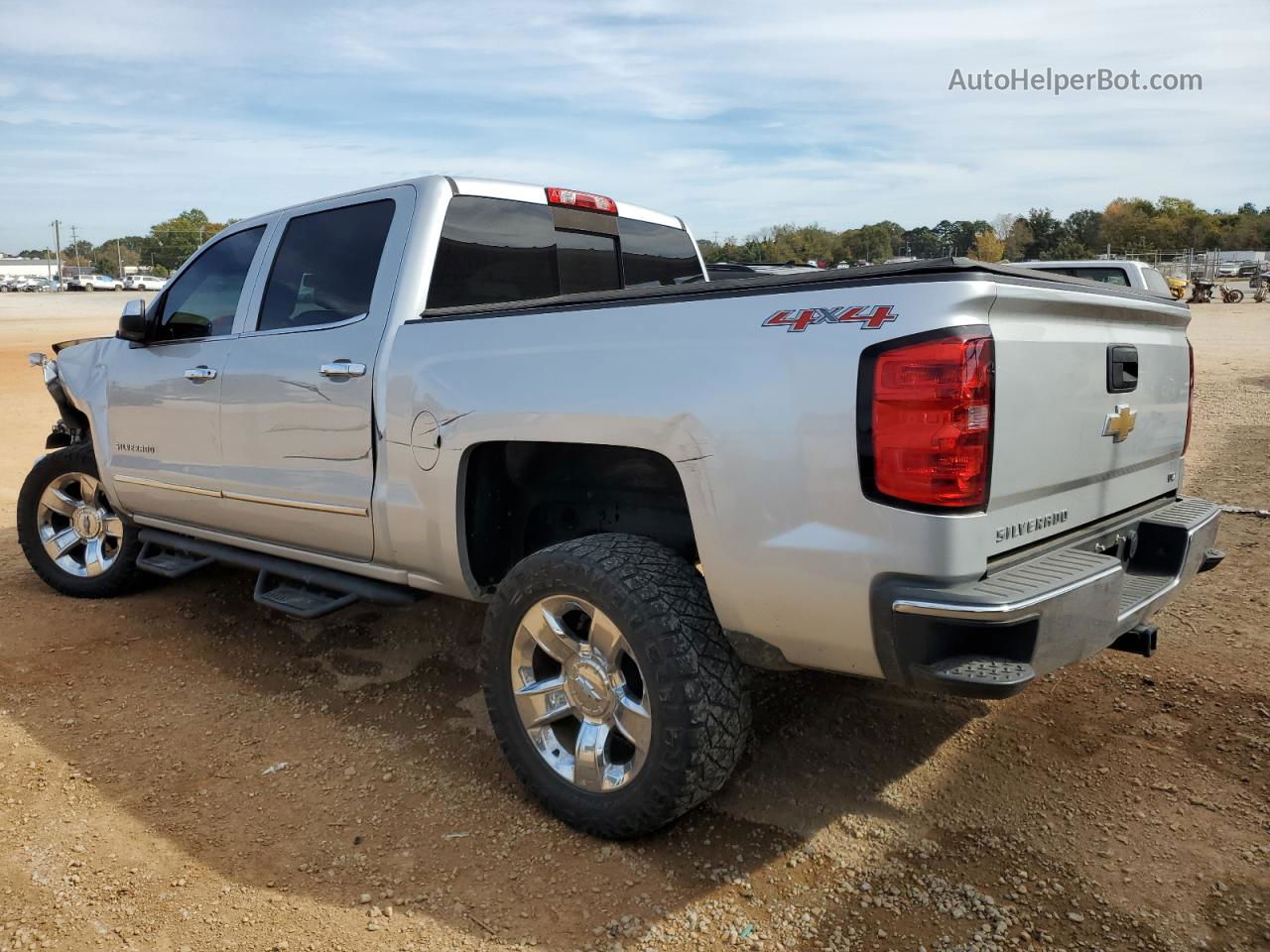 2015 Chevrolet Silverado K1500 Ltz Silver vin: 3GCUKSEC6FG330417