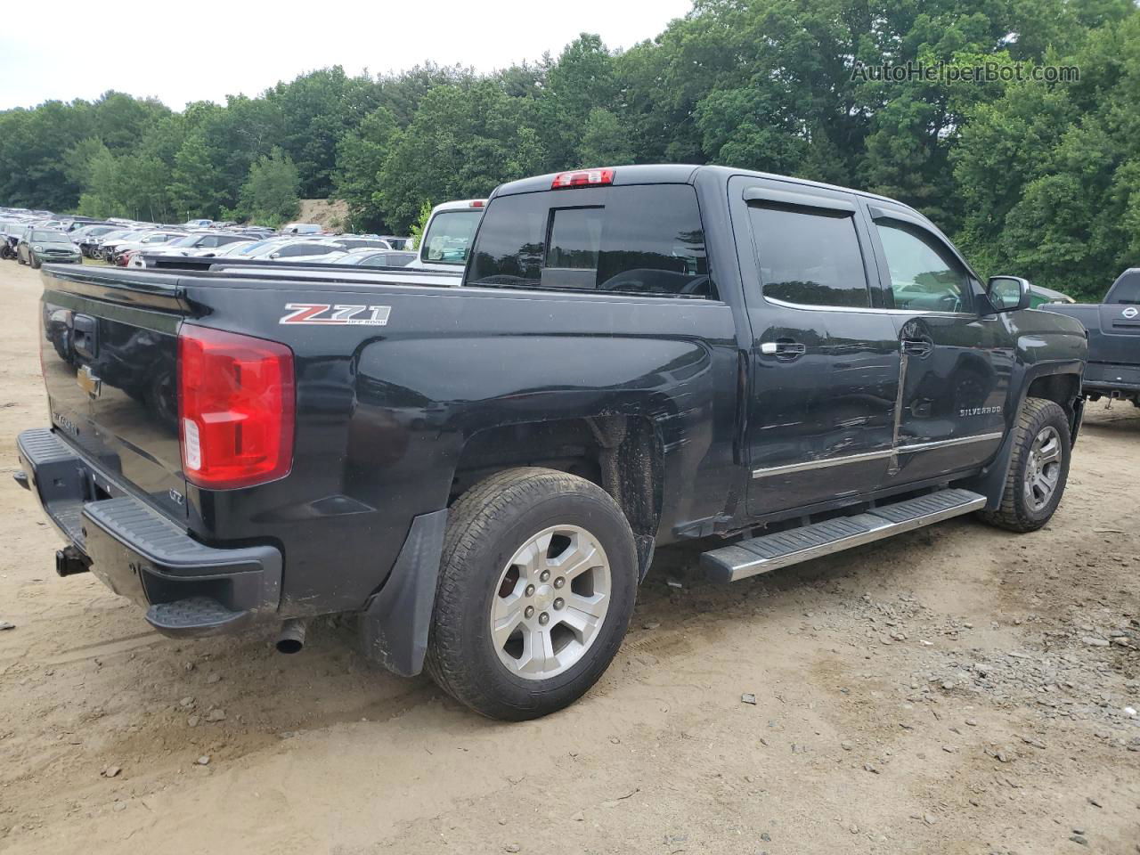 2016 Chevrolet Silverado K1500 Ltz Black vin: 3GCUKSEC6GG215785