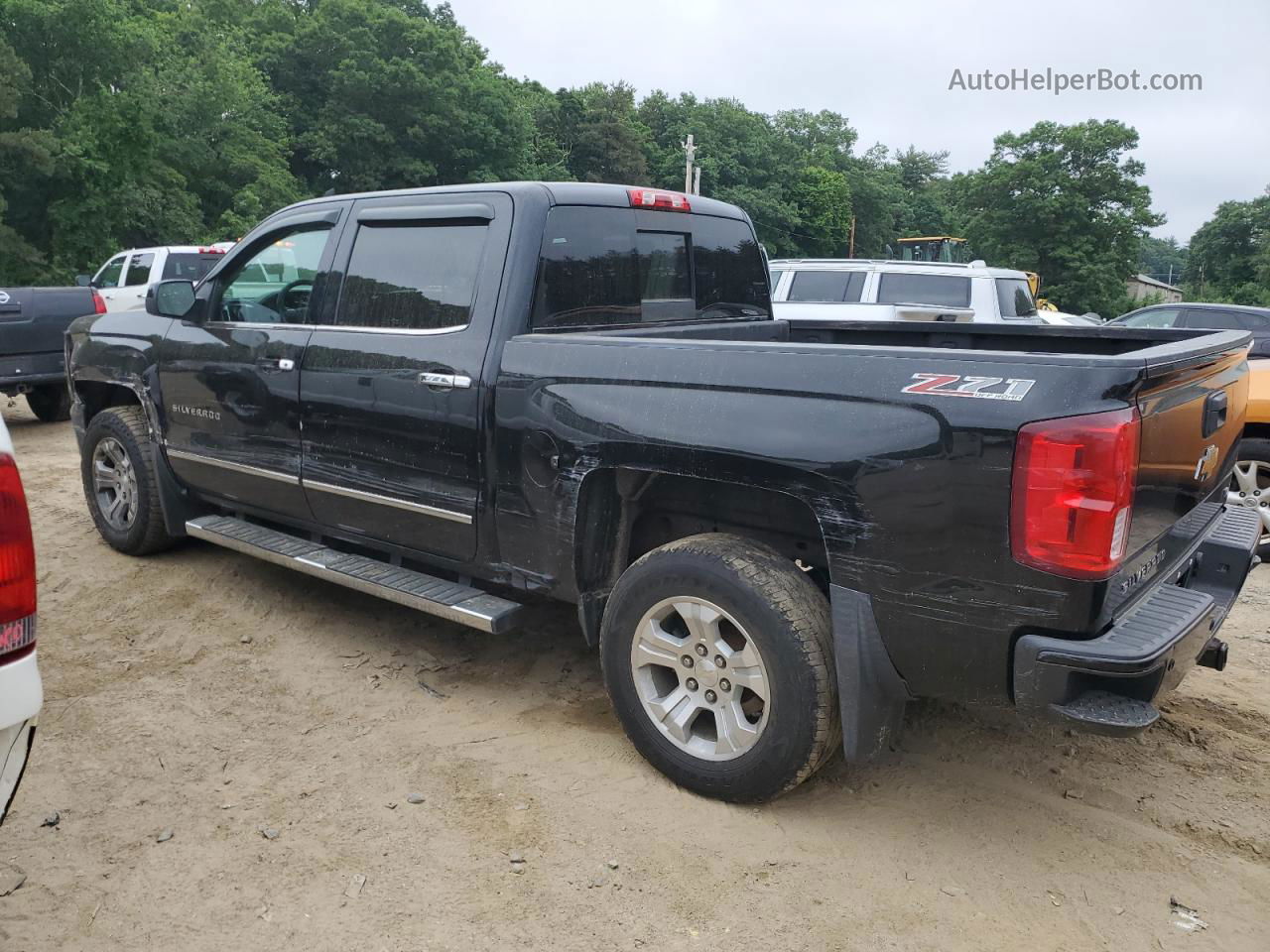 2016 Chevrolet Silverado K1500 Ltz Black vin: 3GCUKSEC6GG215785