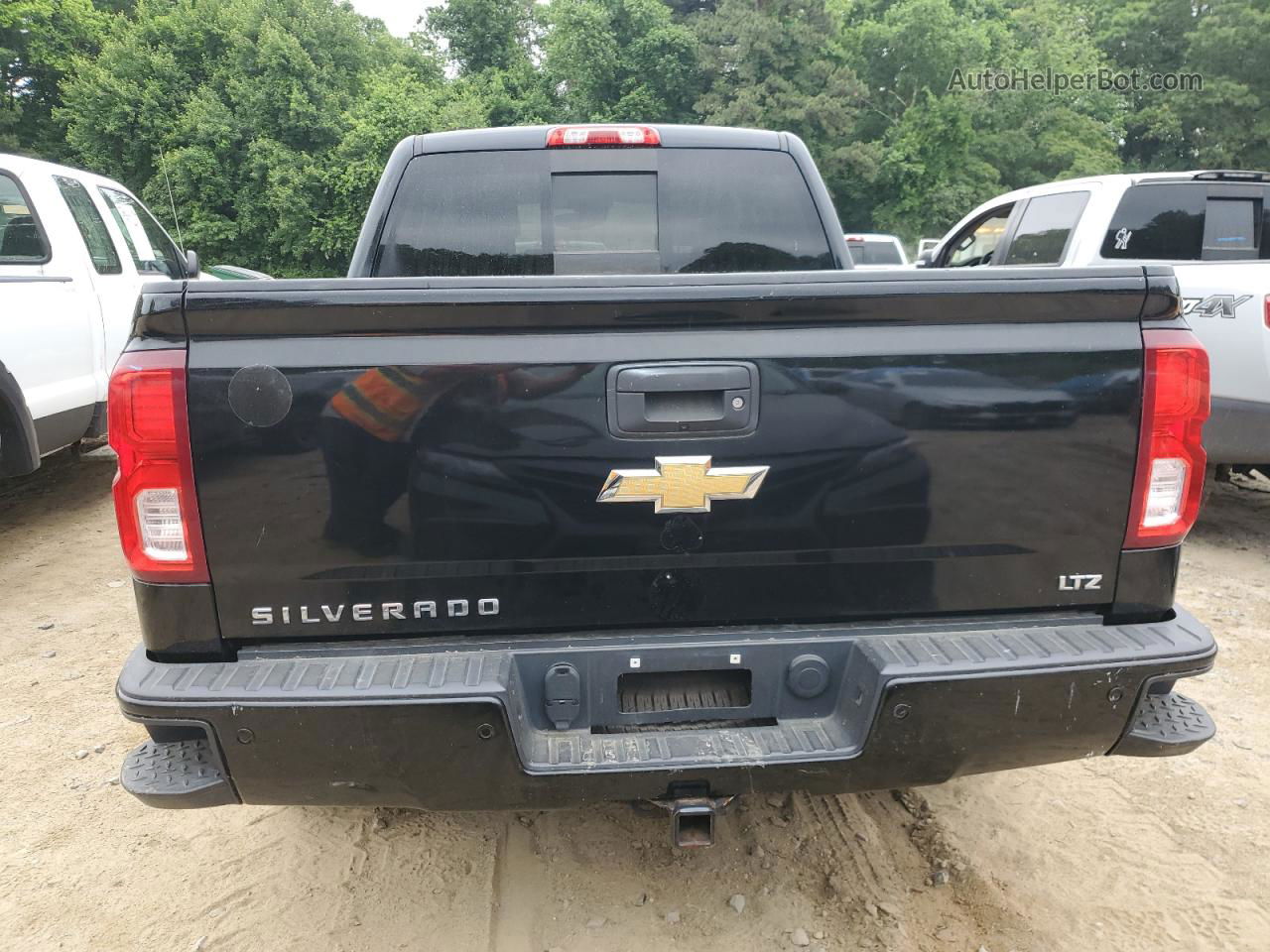 2016 Chevrolet Silverado K1500 Ltz Black vin: 3GCUKSEC6GG215785