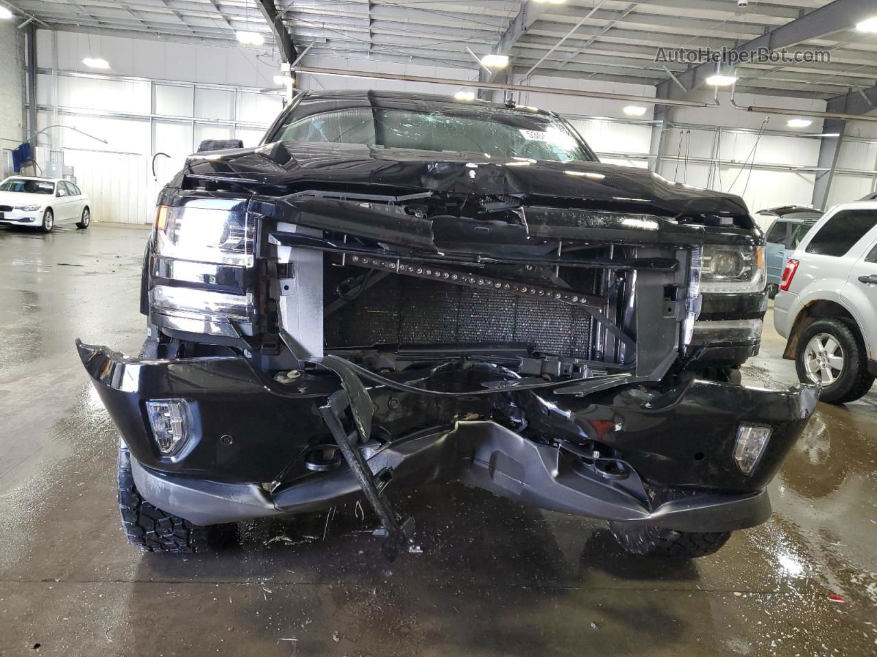 2016 Chevrolet Silverado K1500 Ltz Black vin: 3GCUKSEC6GG350734