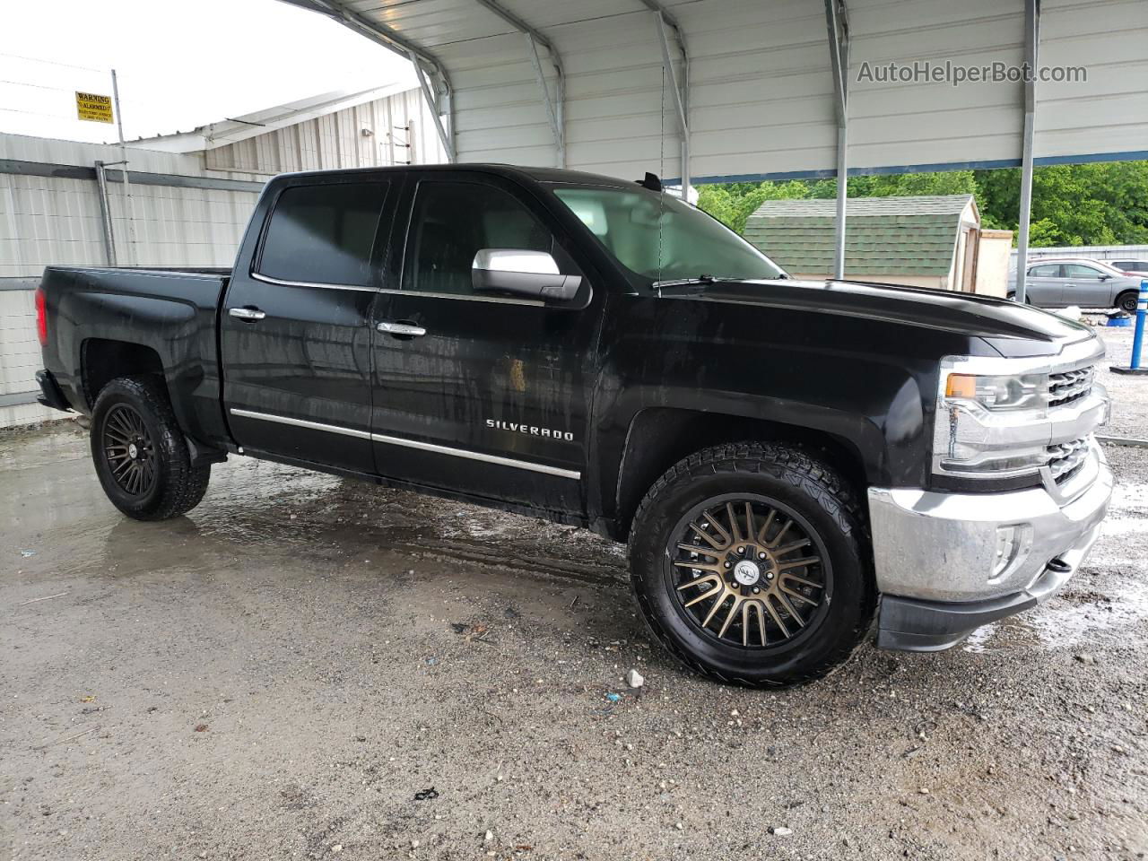 2018 Chevrolet Silverado K1500 Ltz Черный vin: 3GCUKSEC6JG149245