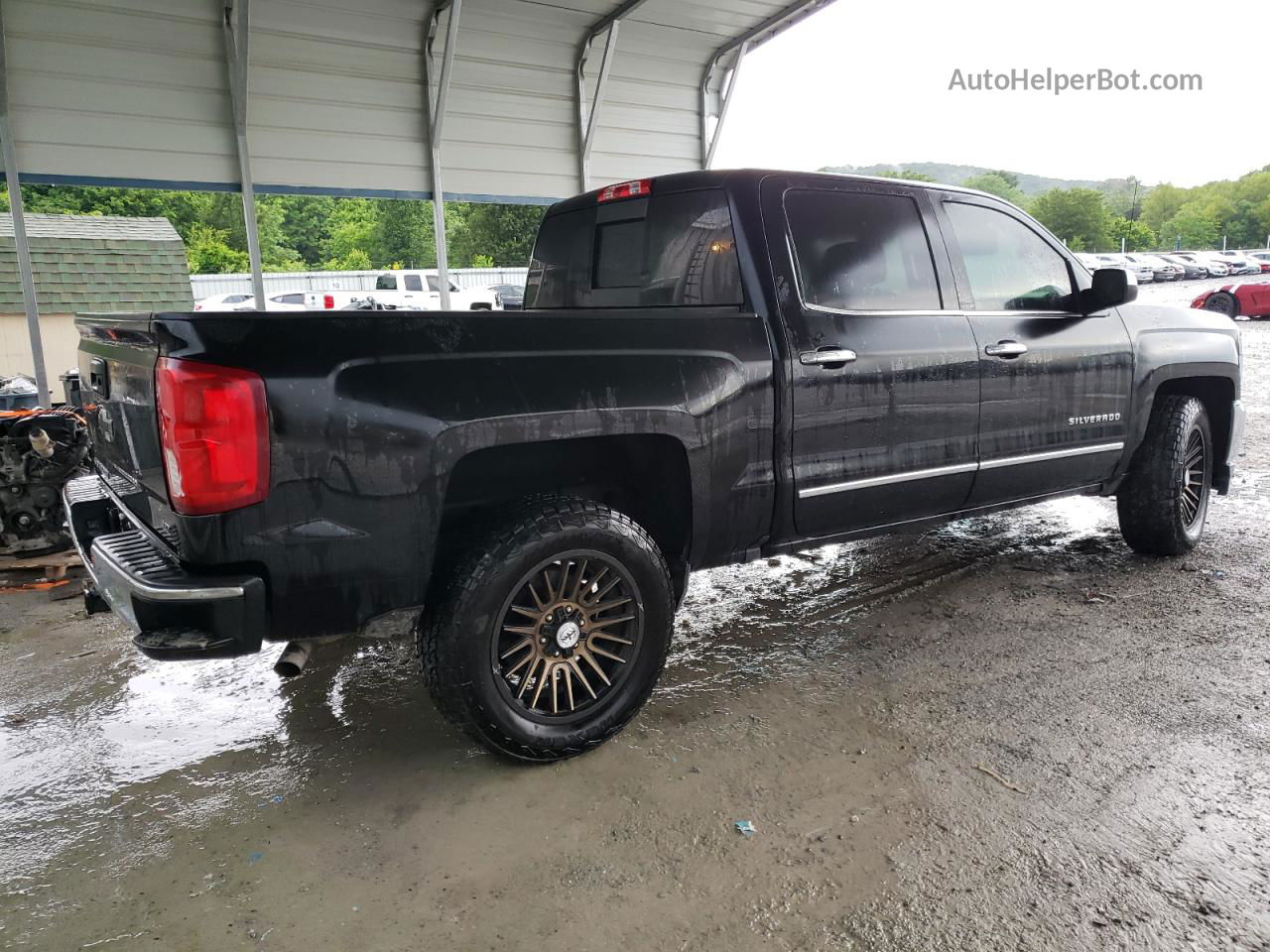 2018 Chevrolet Silverado K1500 Ltz Черный vin: 3GCUKSEC6JG149245