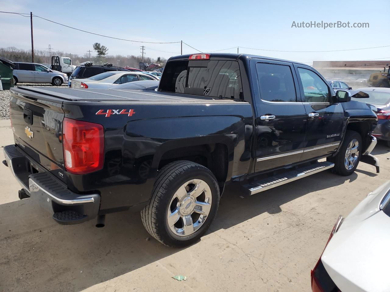 2018 Chevrolet Silverado K1500 Ltz Черный vin: 3GCUKSEC6JG417288