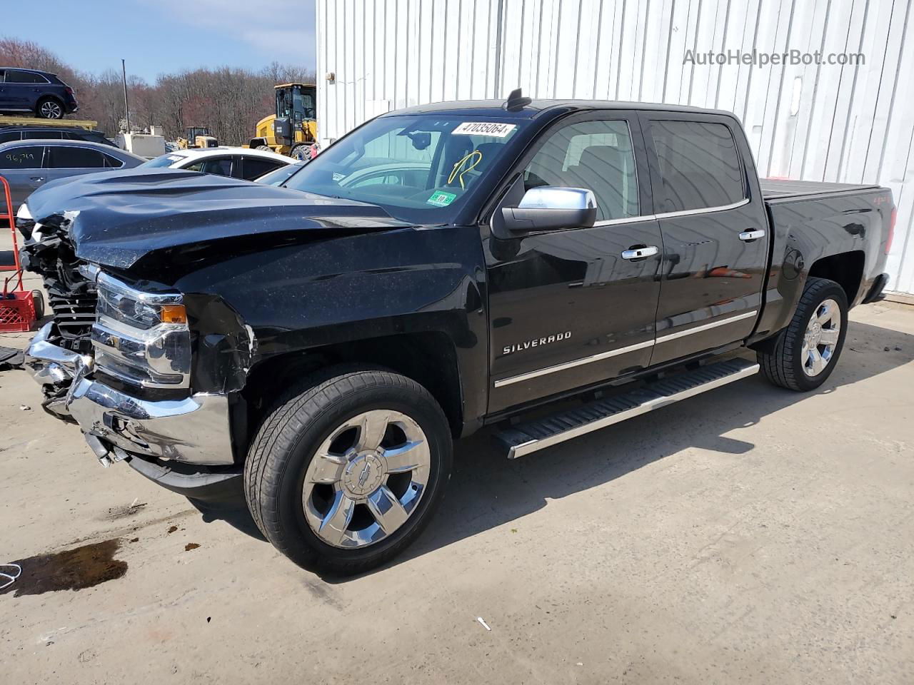 2018 Chevrolet Silverado K1500 Ltz Черный vin: 3GCUKSEC6JG417288