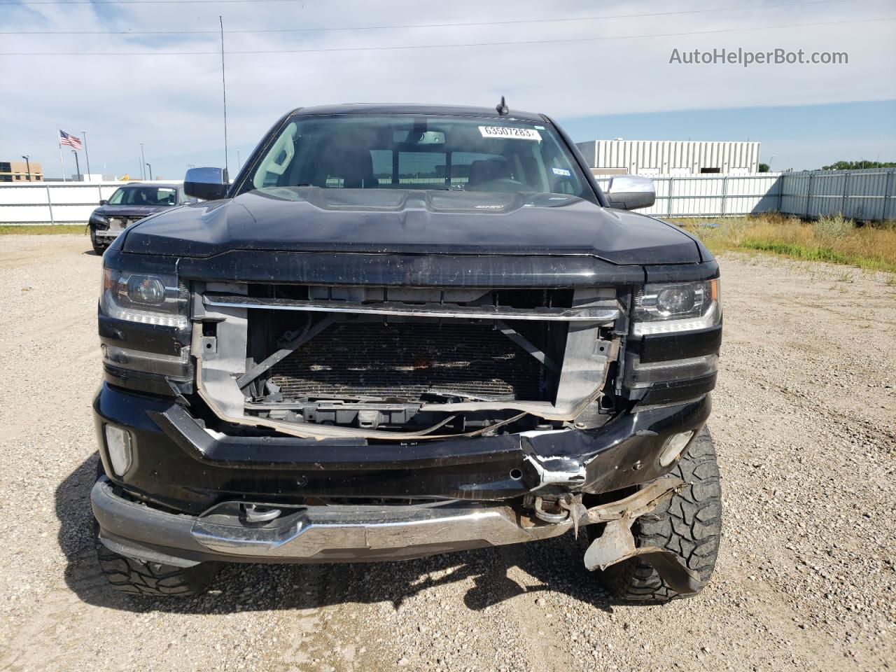 2016 Chevrolet Silverado K1500 Ltz Black vin: 3GCUKSEC8GG358141