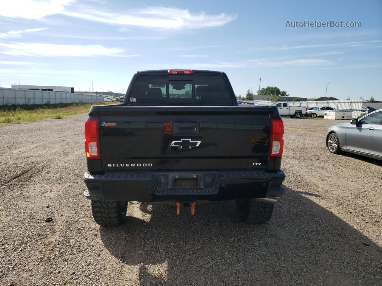 2016 Chevrolet Silverado K1500 Ltz Black vin: 3GCUKSEC8GG358141