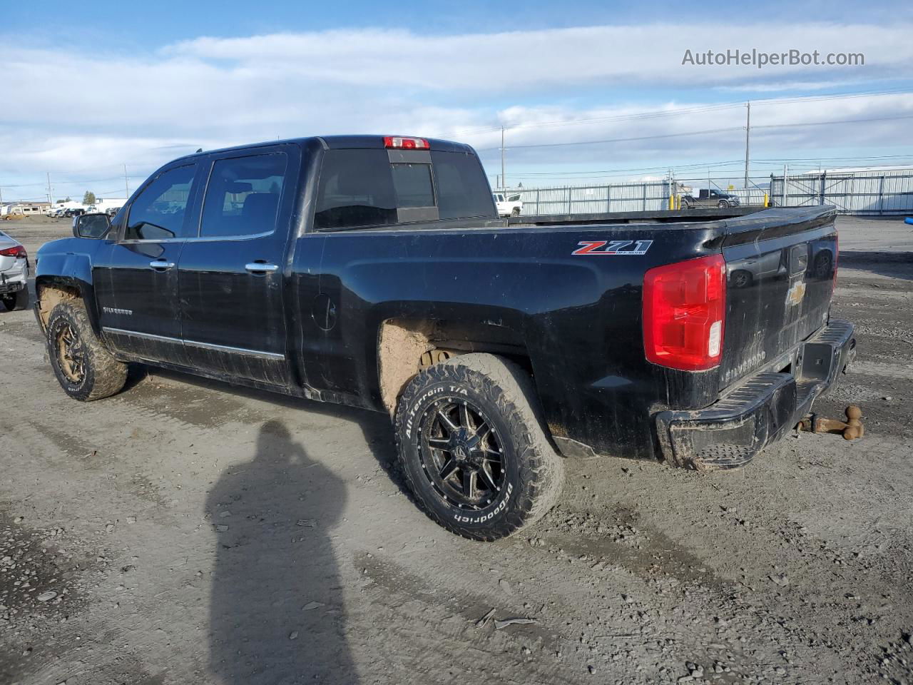 2016 Chevrolet Silverado K1500 Ltz Black vin: 3GCUKSEC9GG259506