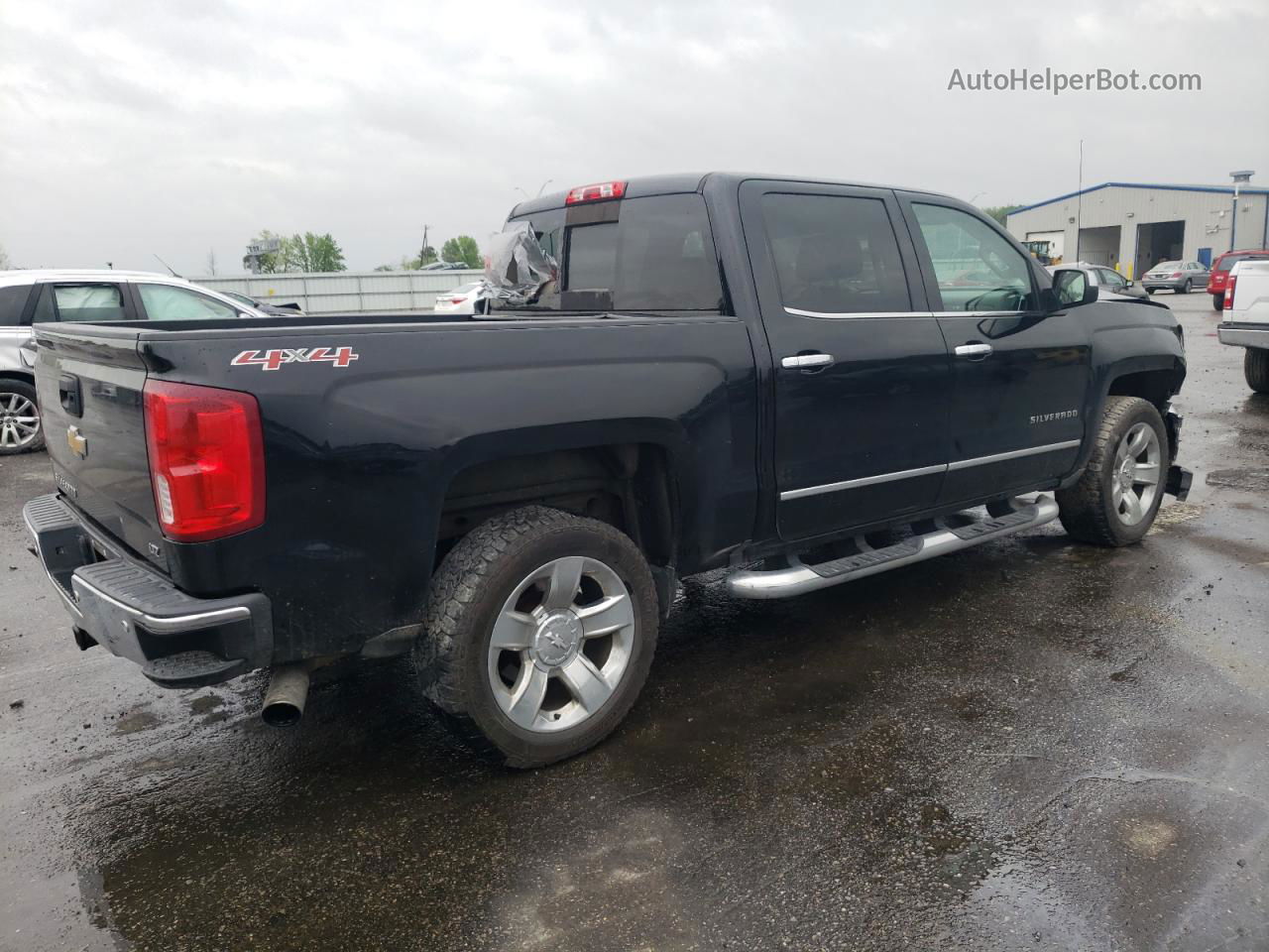 2016 Chevrolet Silverado K1500 Ltz Black vin: 3GCUKSEC9GG304105