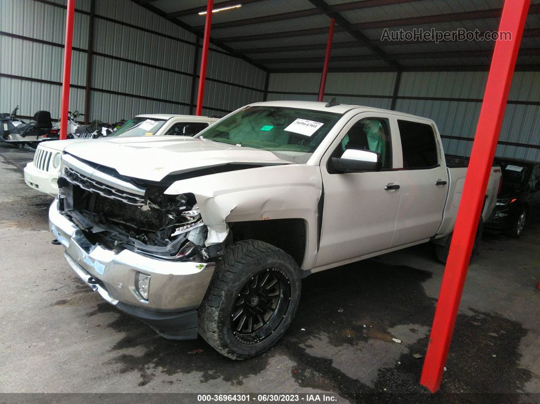 2016 Chevrolet Silverado 1500 Ltz White vin: 3GCUKSECXGG235067