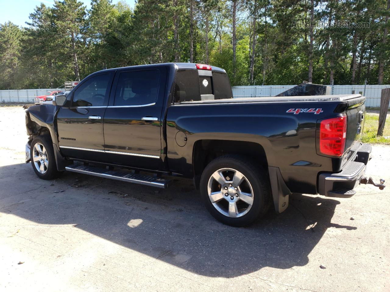 2015 Chevrolet Silverado K1500 Ltz Black vin: 3GCUKSEJ1FG211205