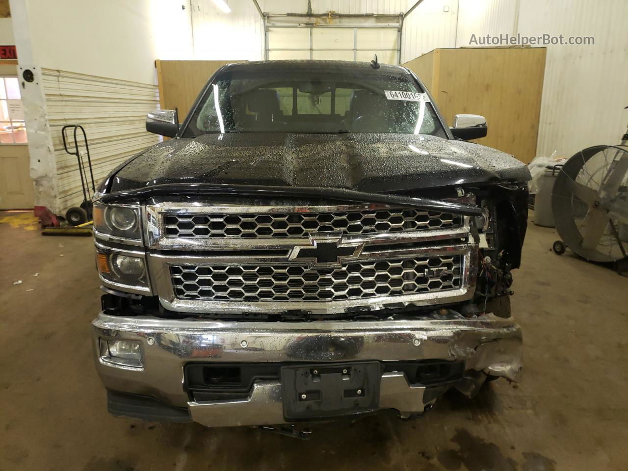 2015 Chevrolet Silverado K1500 Ltz Black vin: 3GCUKSEJ1FG211205