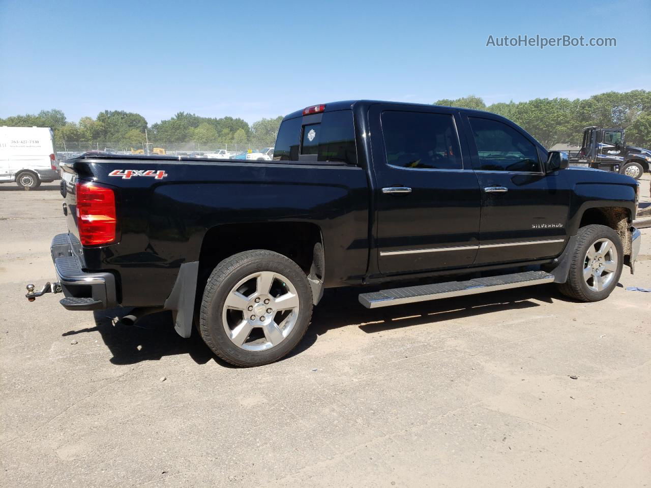 2015 Chevrolet Silverado K1500 Ltz Black vin: 3GCUKSEJ1FG211205