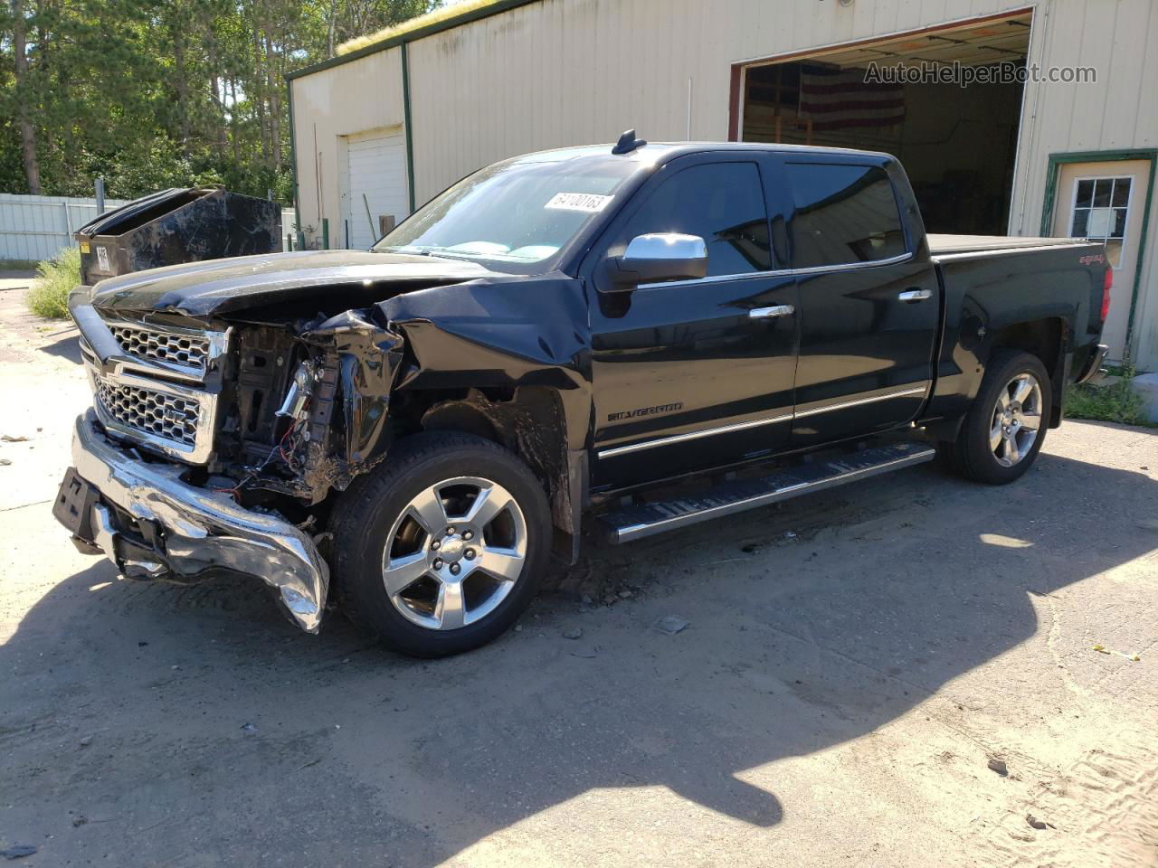 2015 Chevrolet Silverado K1500 Ltz Black vin: 3GCUKSEJ1FG211205