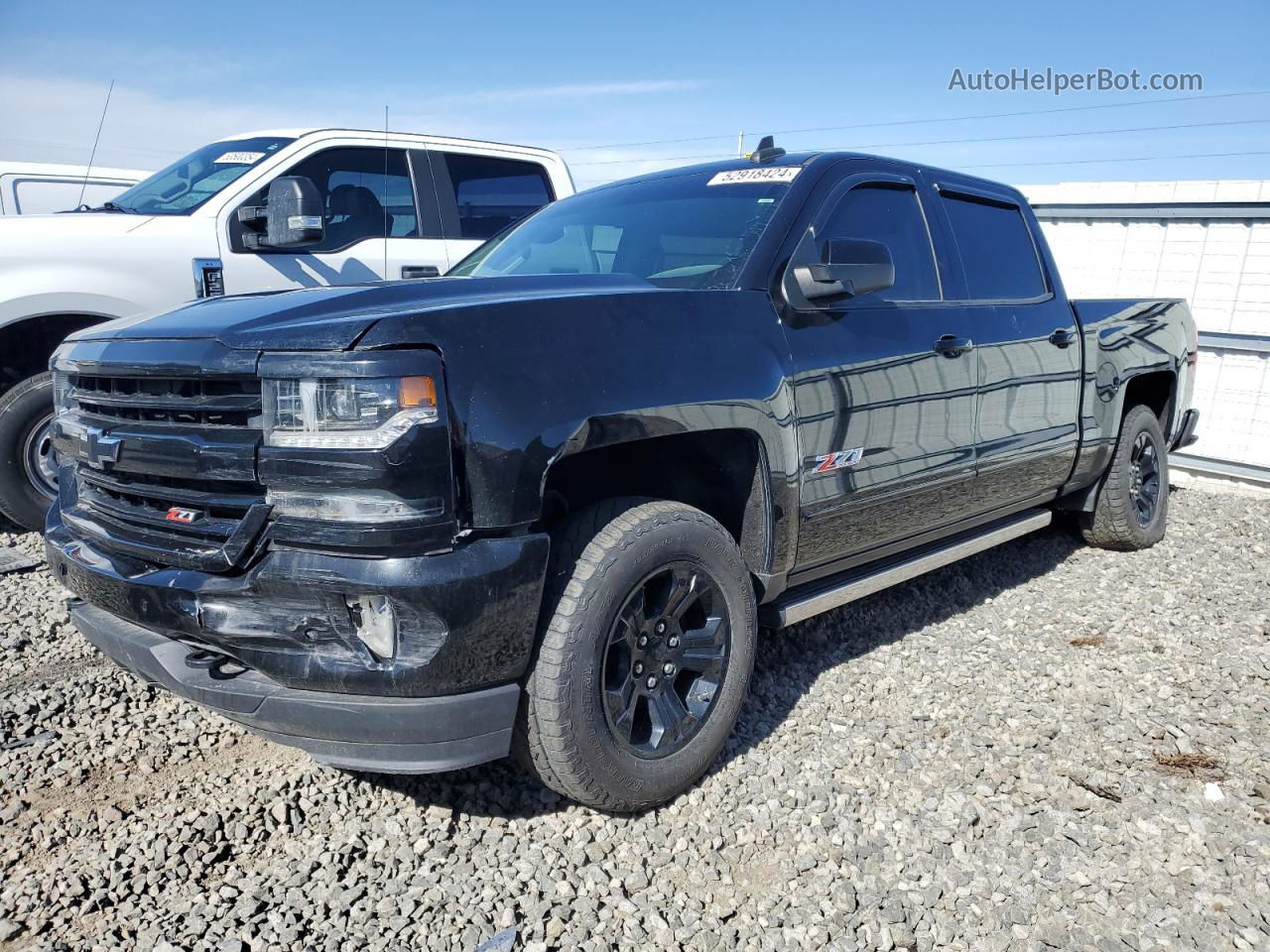 2018 Chevrolet Silverado K1500 Ltz Black vin: 3GCUKSEJ4JG366209